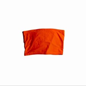 Neon Orange Tube Top